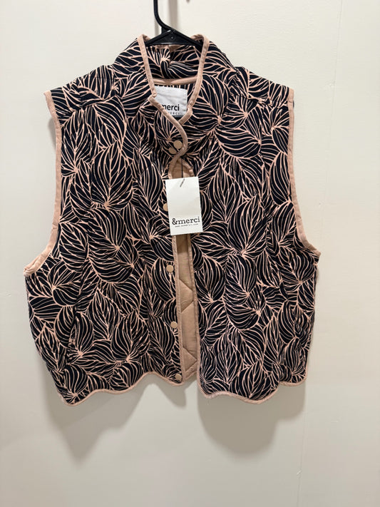 &merci Top Large Black and beige