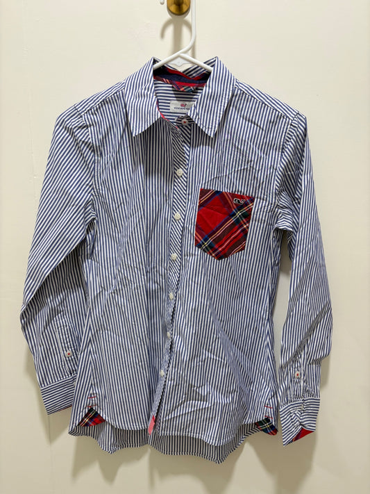 Vineyard Vines Shirt 2 White and Blue