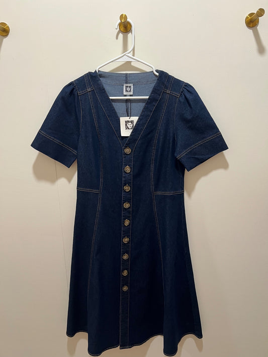 Anne Klein Dress Small Dark blue