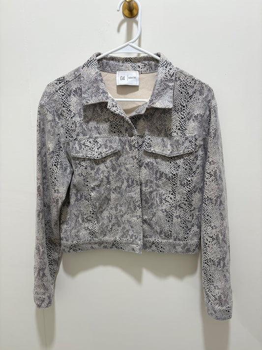 04 South jacket Small Beige and black