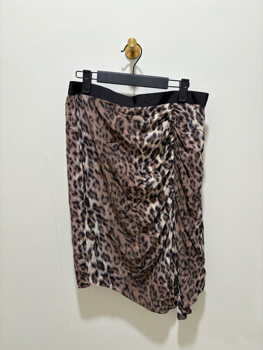 Joie Skirt 10 Brown and black