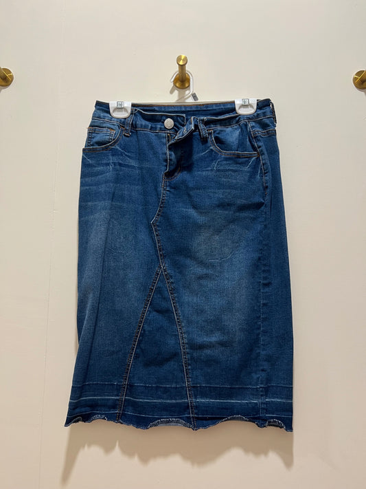 Be-Girl Denim skirt Small Blue