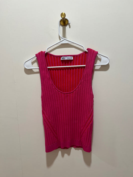 ZARA Top Medium Pink