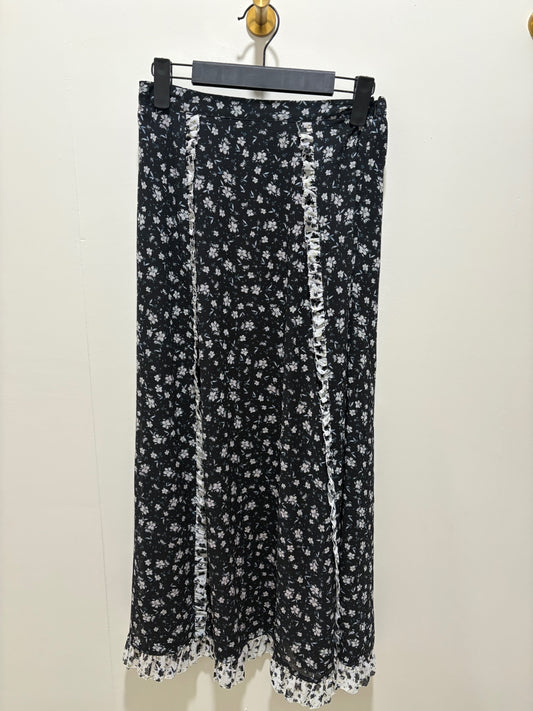 Ml Monique Lhuillier Skirt 0 Black and white