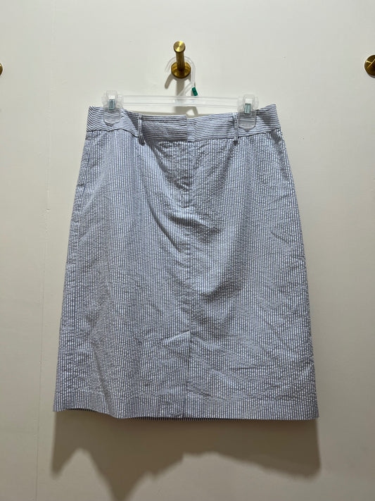 Ann Taylor Skirt 6 Blue and white