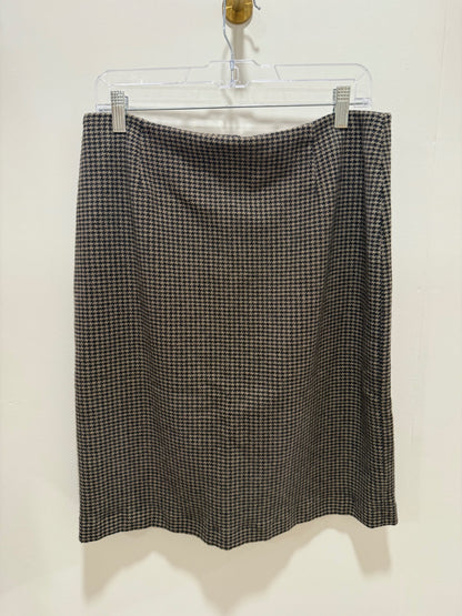 Ann Taylor Skirt 12 Brown and black