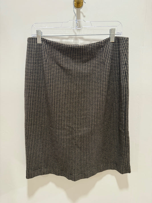 Ann Taylor Skirt 12 Brown and black