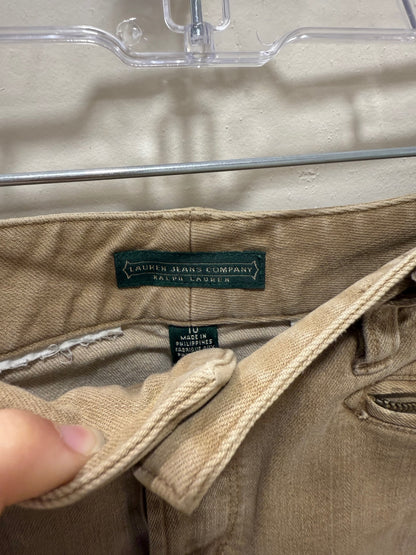Ralph Lauren Jean Company Skirt 10 Beige