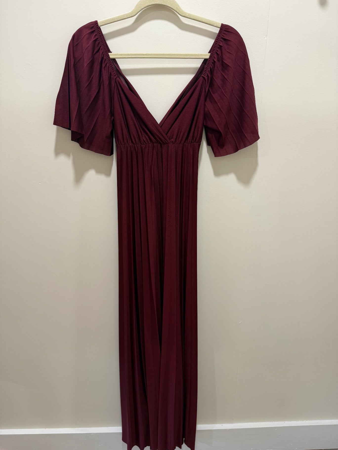 ASOS Design Dress 2 Burgundy