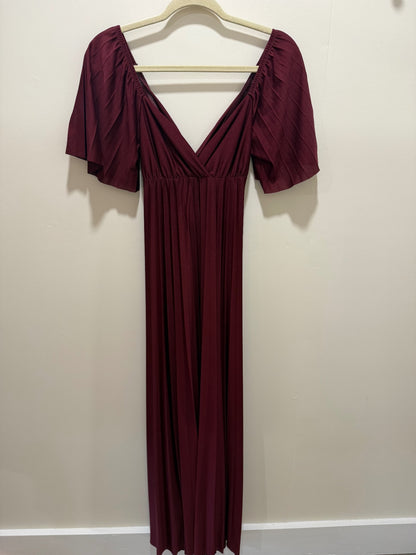 ASOS Design Dress 2 Burgundy