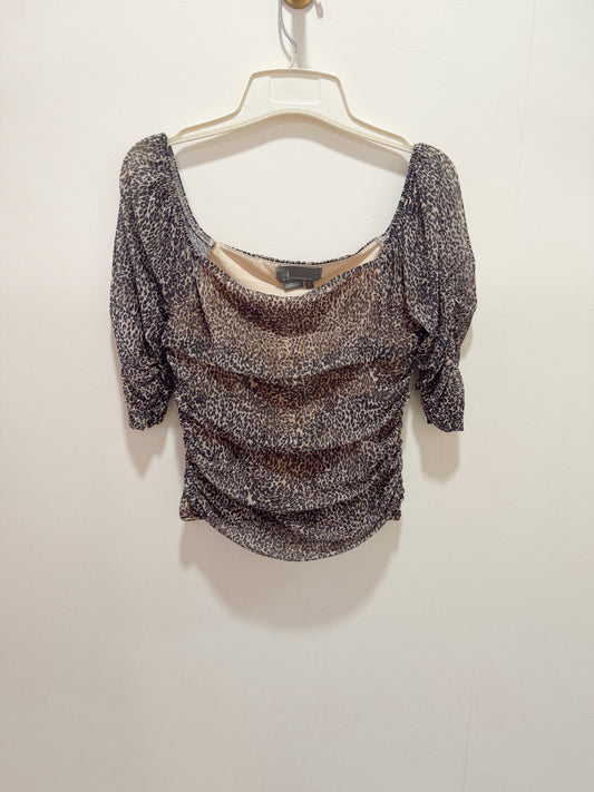 By Anthropologie Top Small Animal print (Leopard pattern)