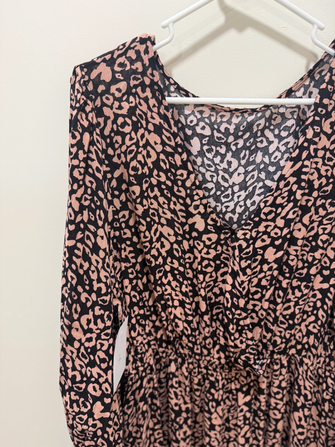 Unknown Dress Large Pink and black