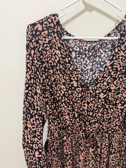 Unknown Dress Large Pink and black