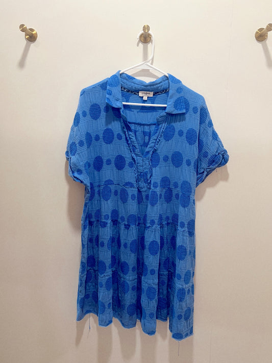 umgee Dress Large Blue