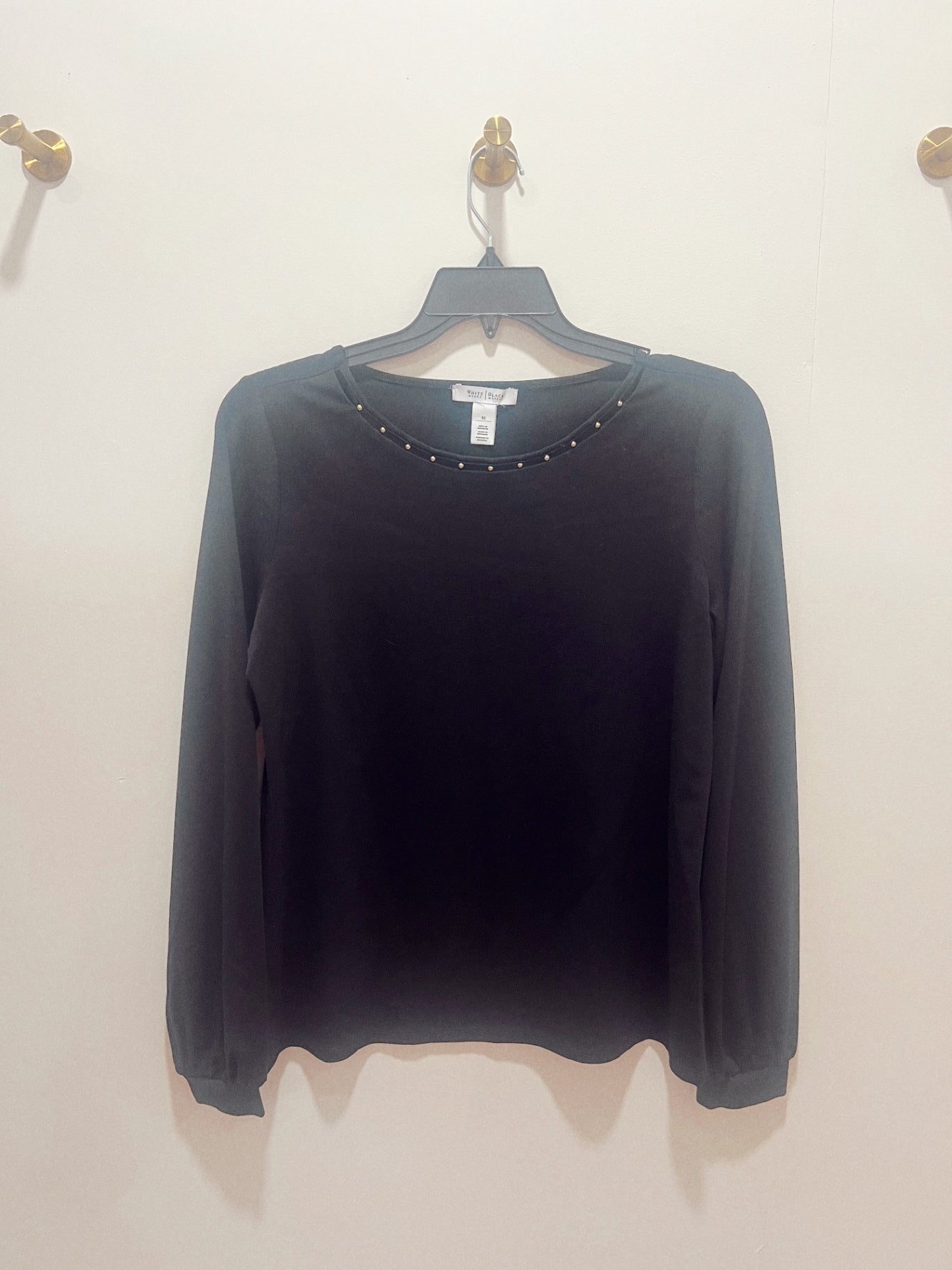White House Black Market Top Medium Black