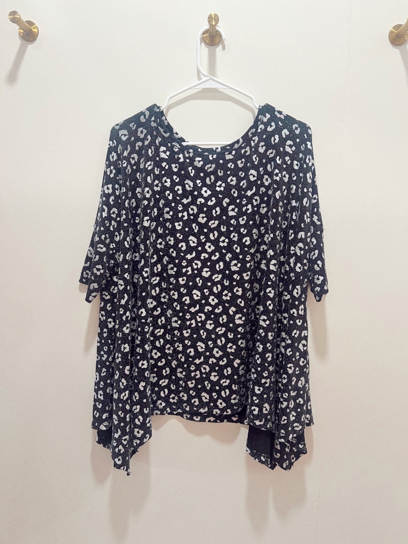 Oddy Blouse Medium Black and white