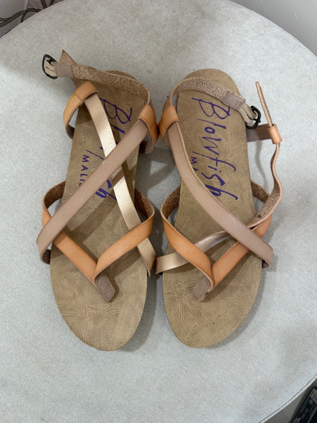 Blowfish Malibu Sandals 8 Beige