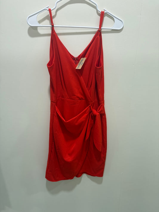 She + Sky Dress Small Red