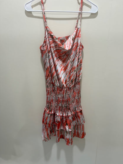 Glam Dress Small Red and white with hints of beige and black