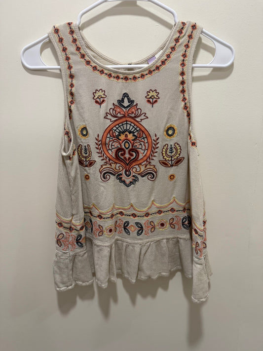 Boho Top Beige