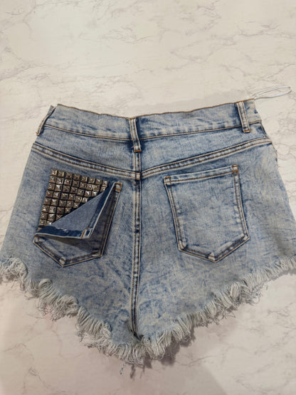 Denim shorts Small Light blue