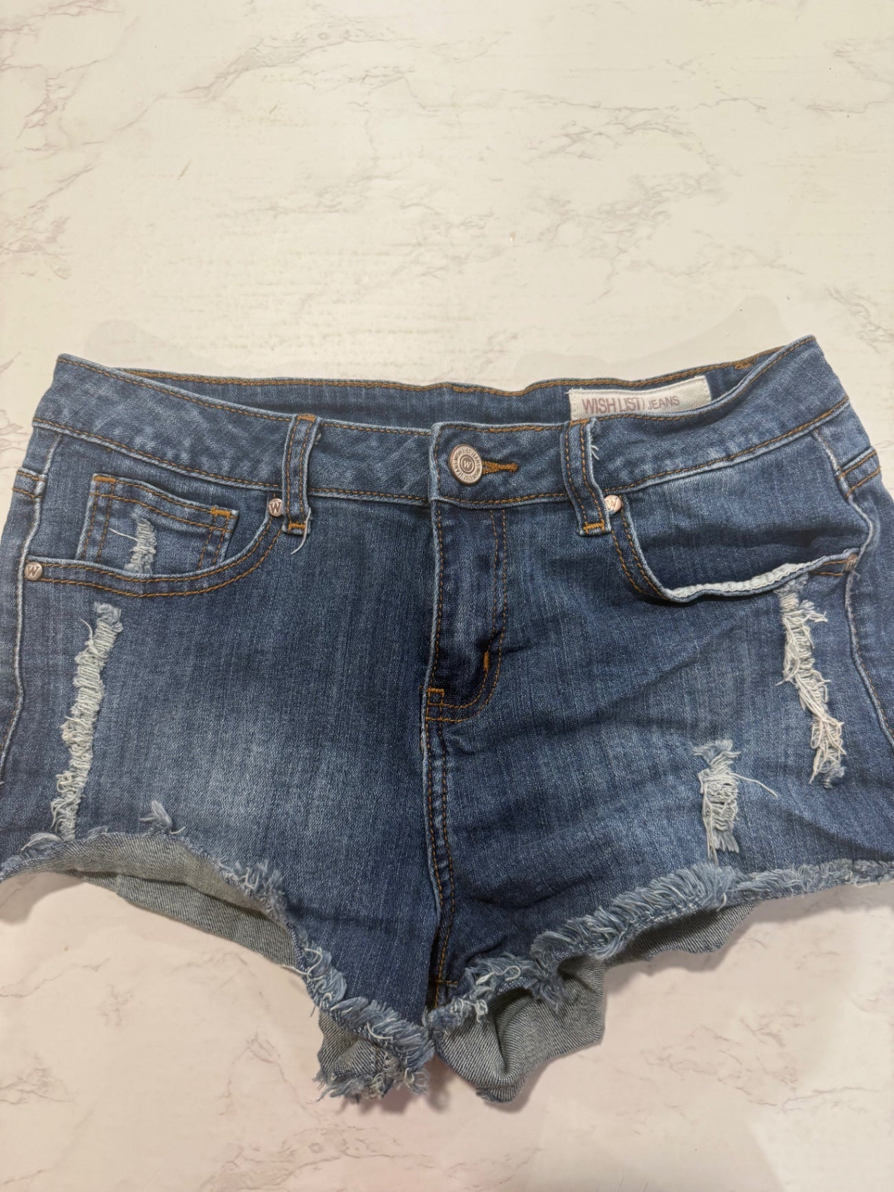 WISH LIST Denim shorts Small Blue