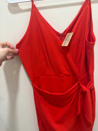 She + Sky Dress Small Red