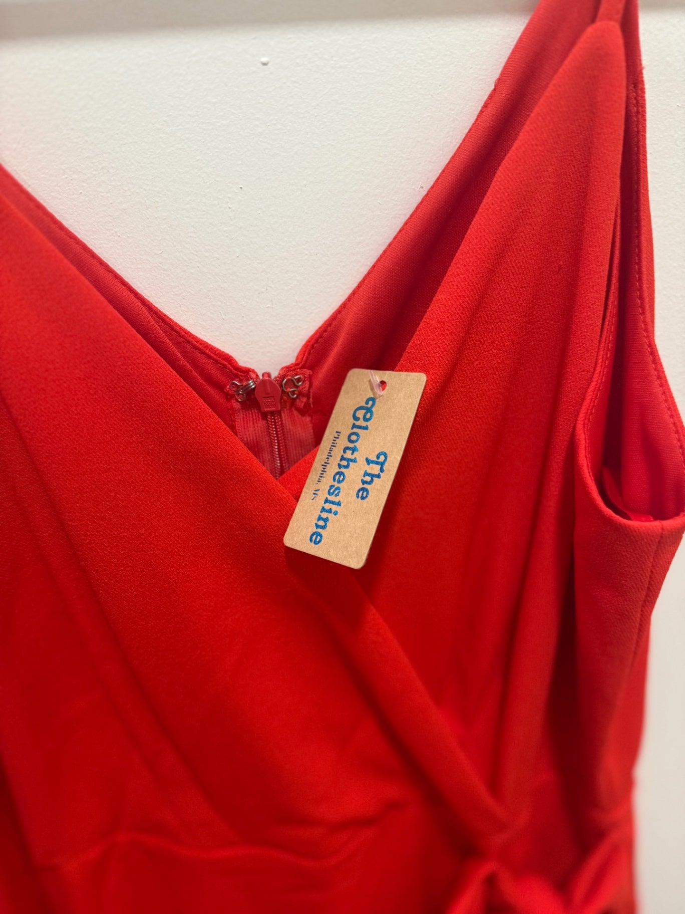 She + Sky Dress Small Red