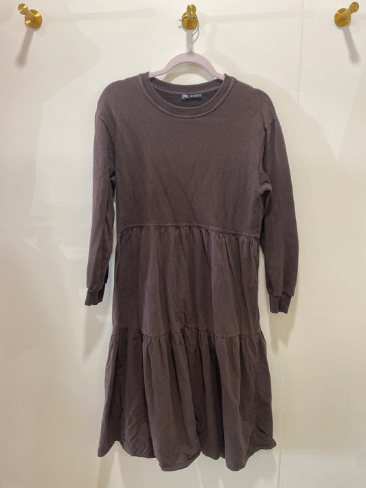 Zara Dress Small Brown