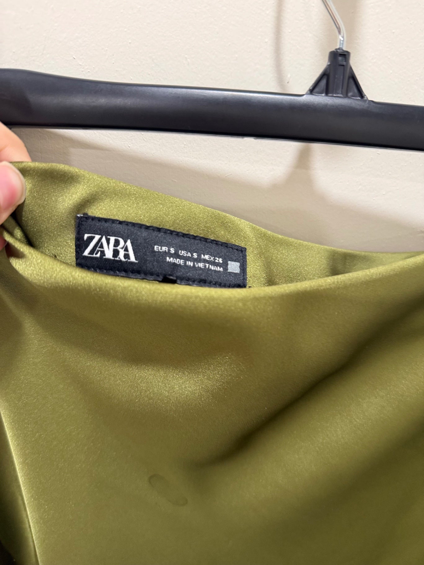 ZARA Skirt Small Olive green