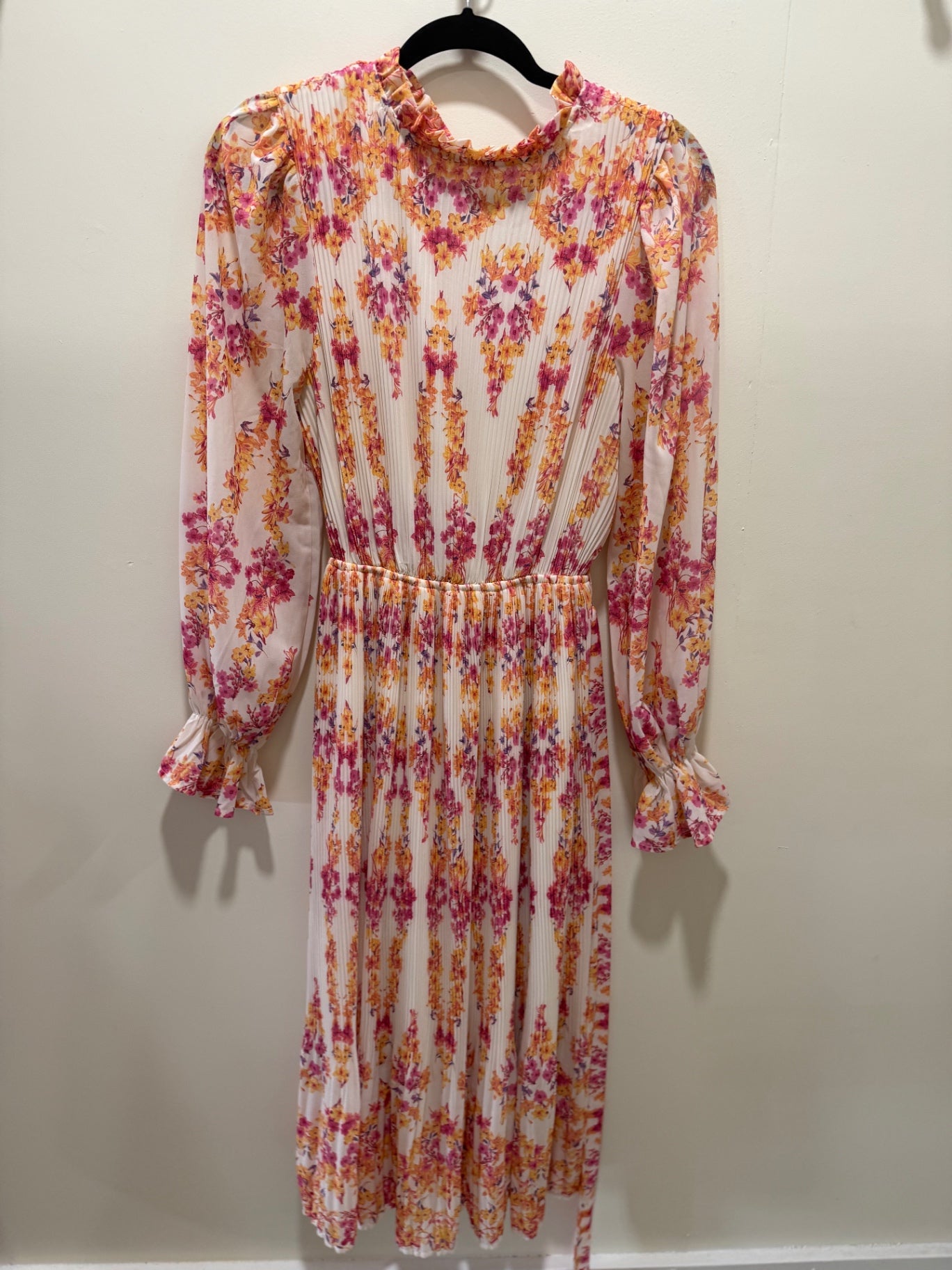 Flying Tomato Dress Small Pink, Orange, Purple, White