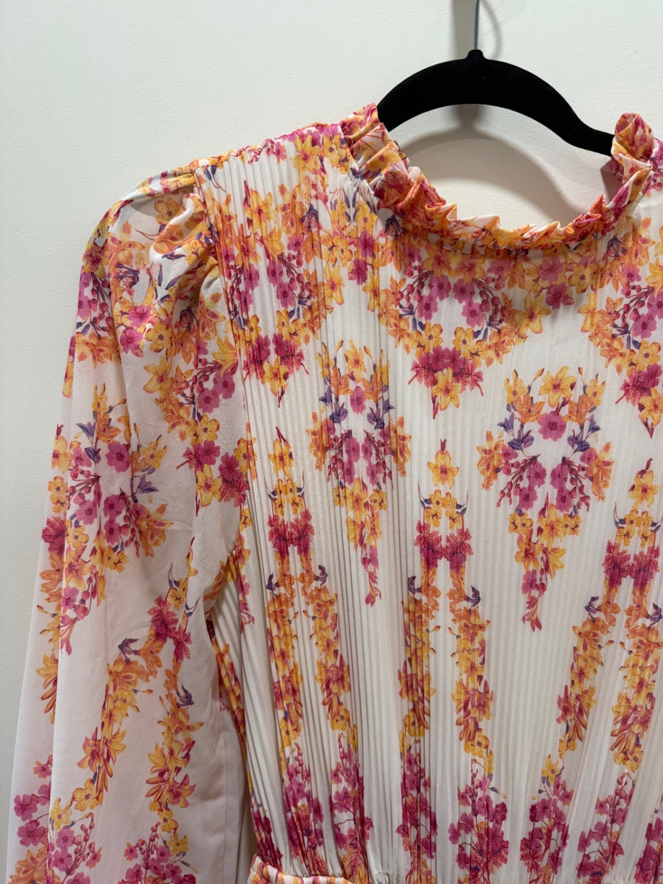 Flying Tomato Dress Small Pink, Orange, Purple, White