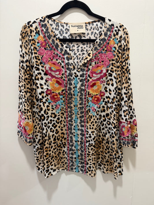 Savanna Jane Blouse Medium Multicolor