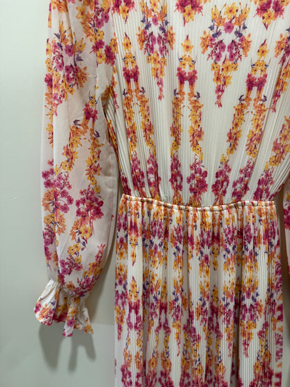 Flying Tomato Dress Small Pink, Orange, Purple, White