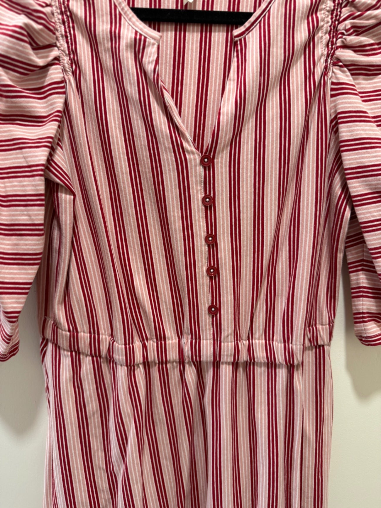 Matilda Jane Dress Small Red and White