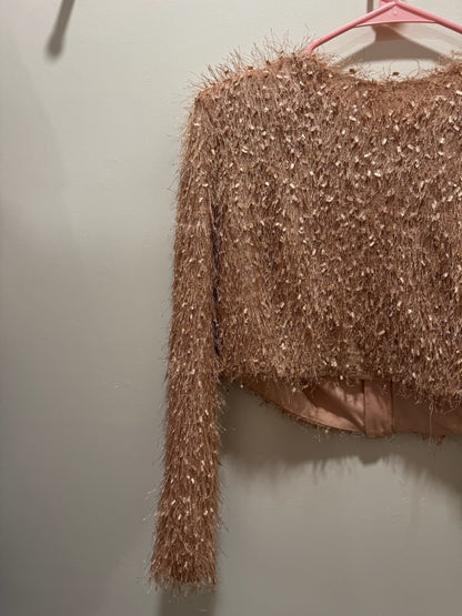 Mable Sweater Large Pinkish-beige