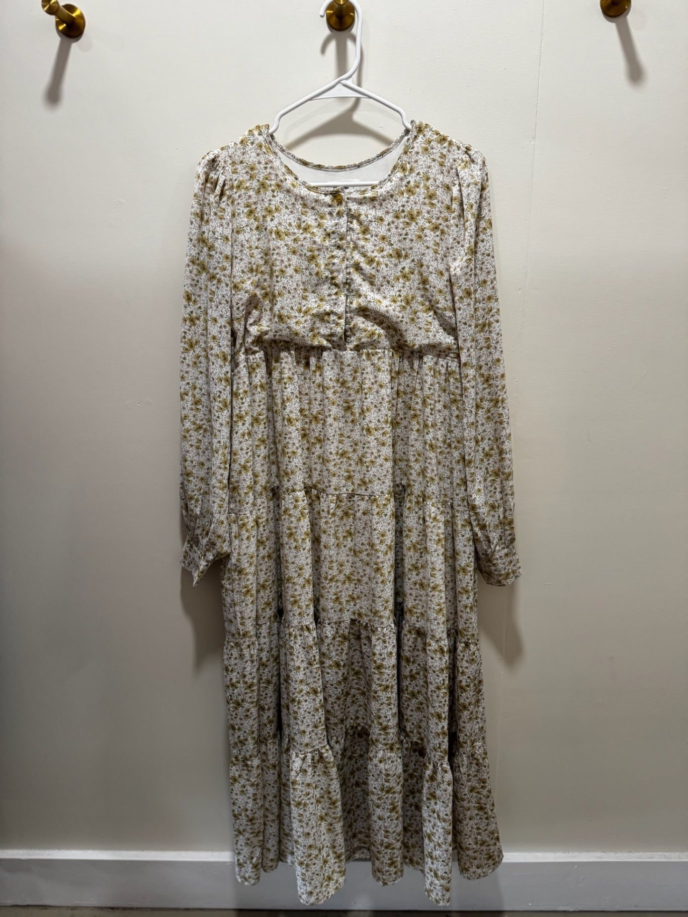 In Loom Dress Medium Multicolor (mainly beige and yellow)