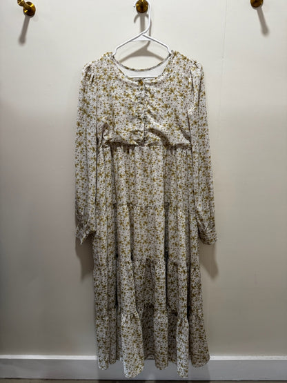 In Loom Dress Medium Multicolor (mainly beige and yellow)