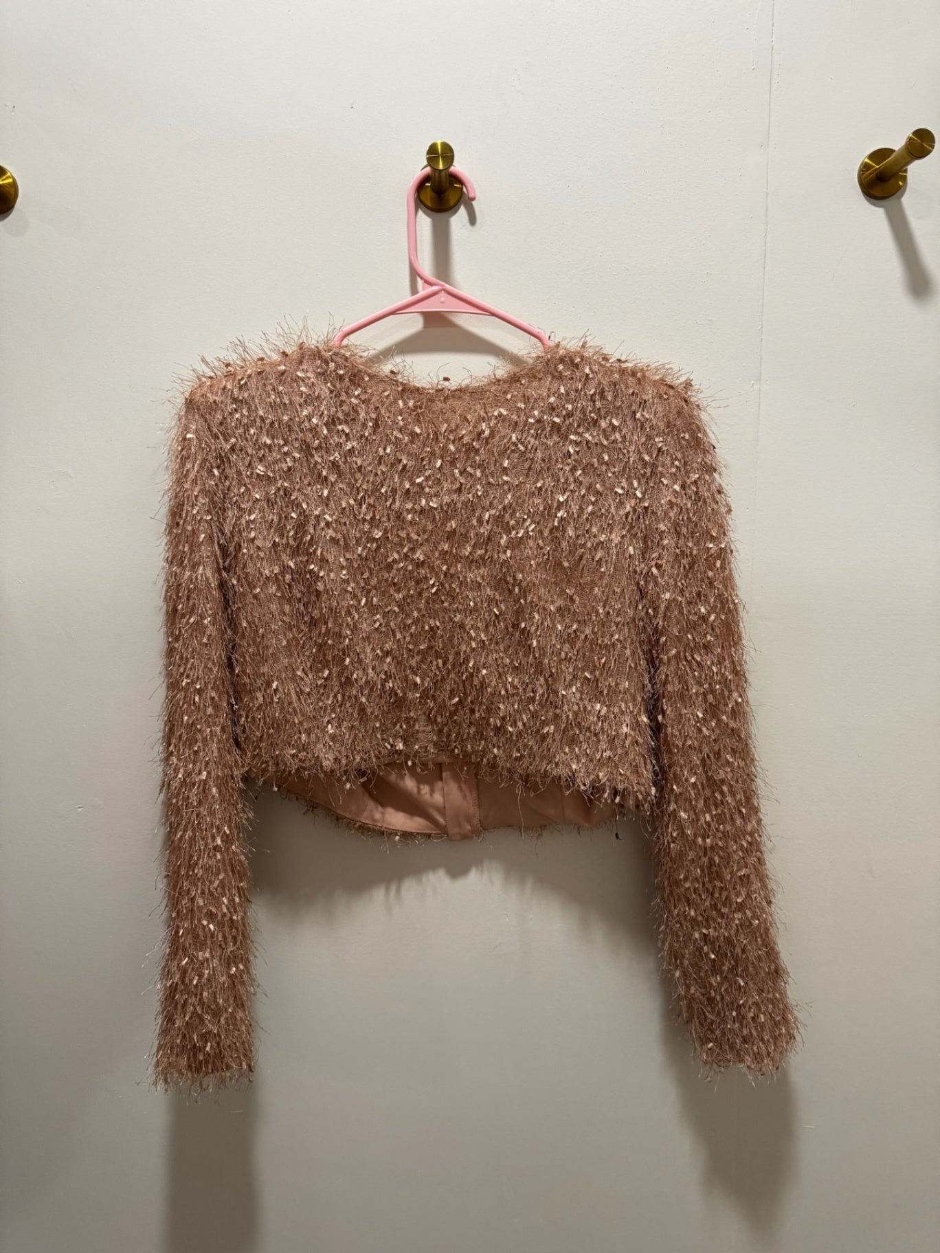 Mable Sweater Large Pinkish-beige