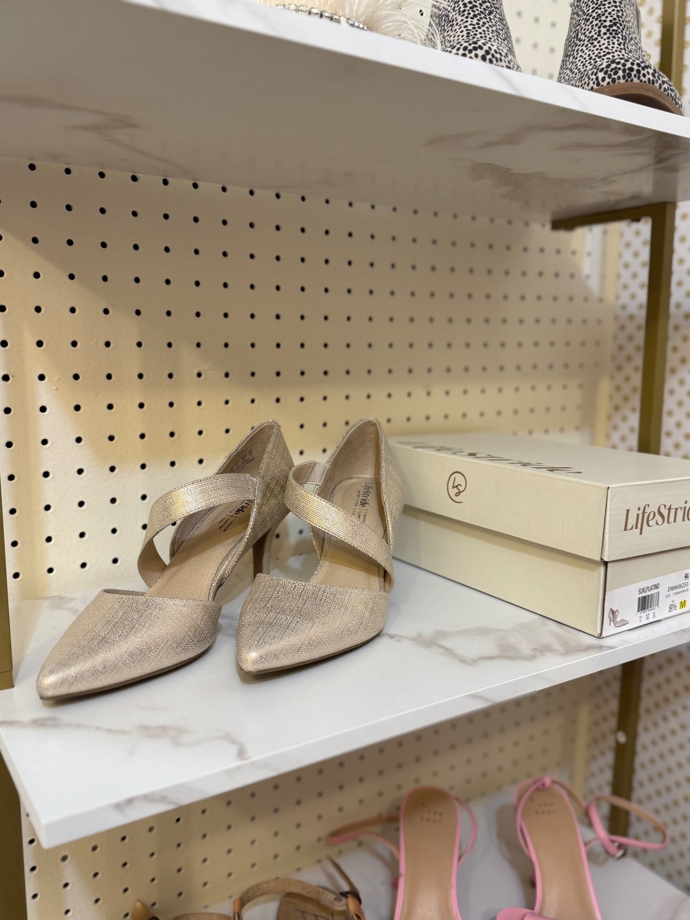 LifeStride Shoes 8.5 Gold