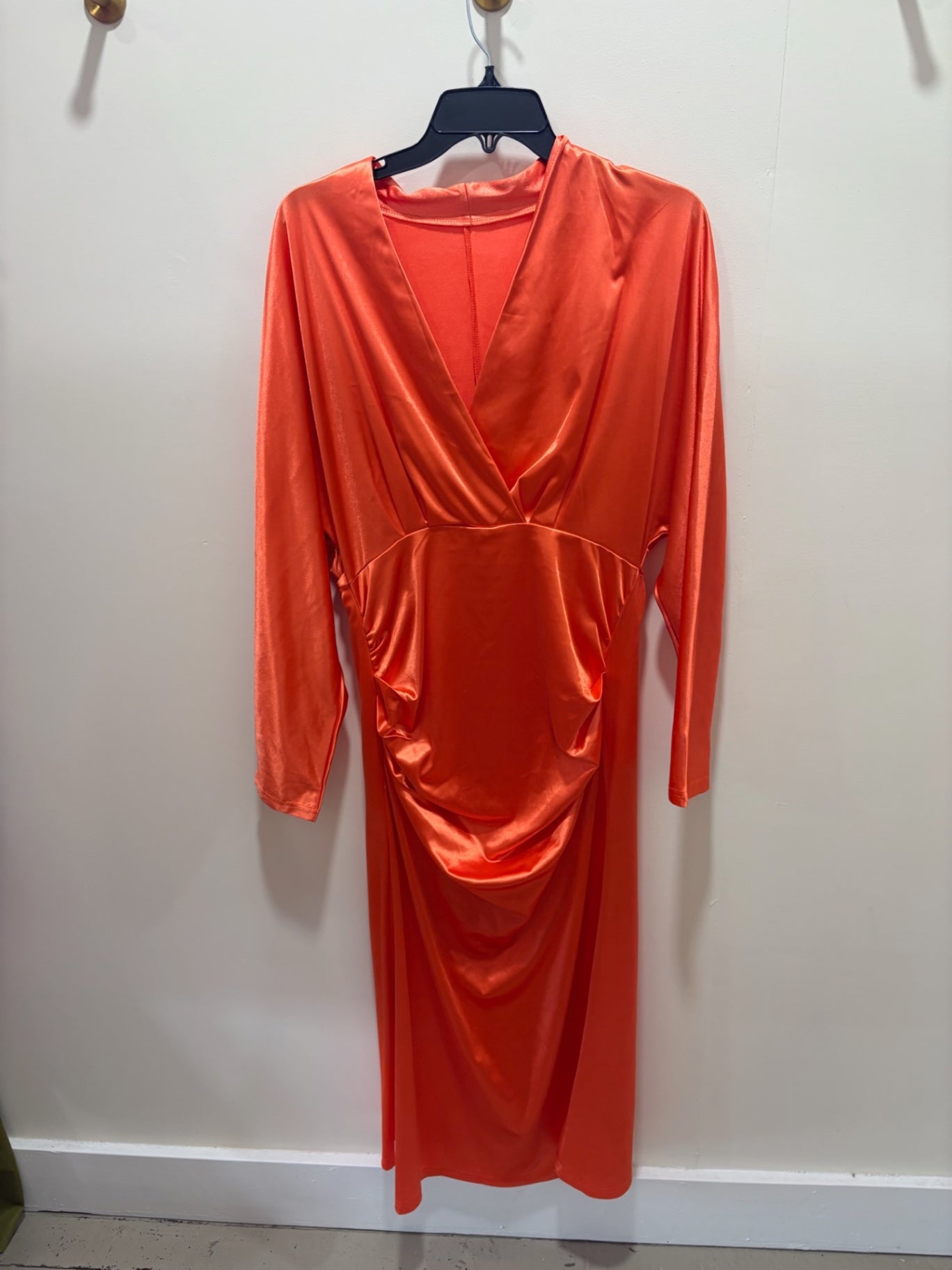 Unknown Dress Large Orange