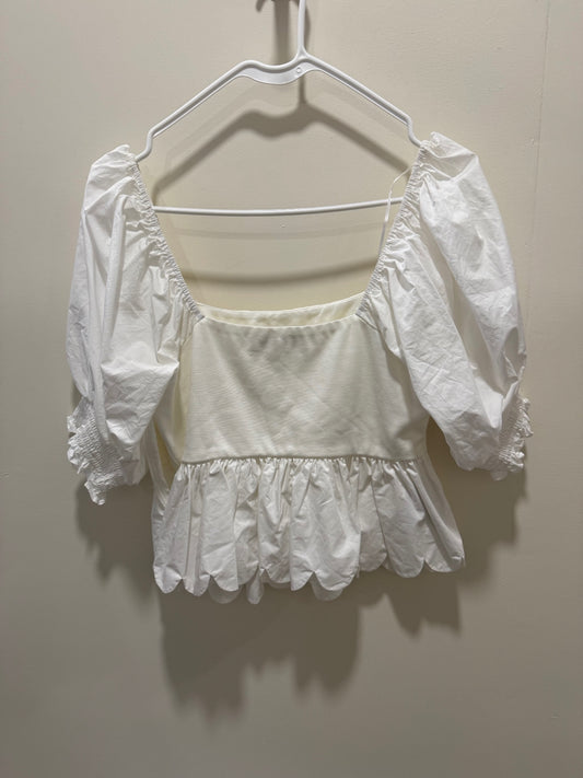English Factory Top Medium White