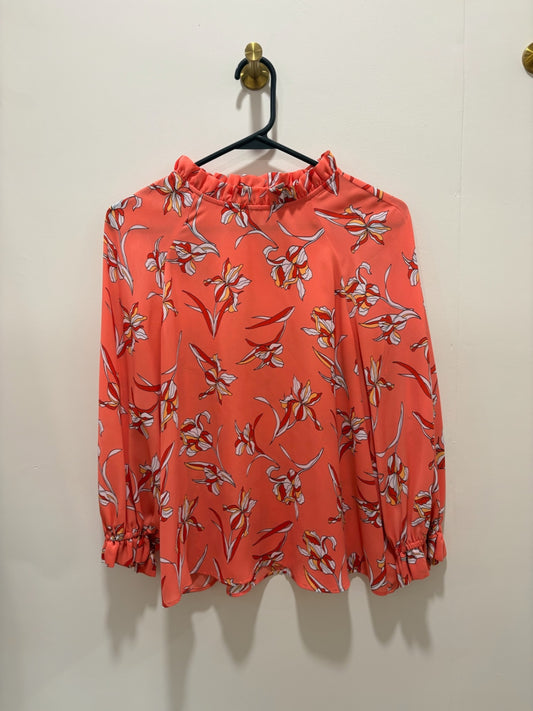 Worthington Blouse Medium Coral