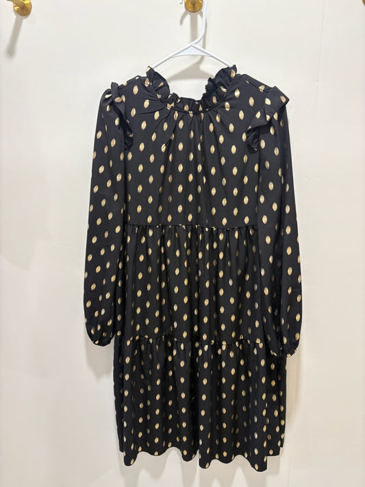 Unknown Dress Medium Black and gold