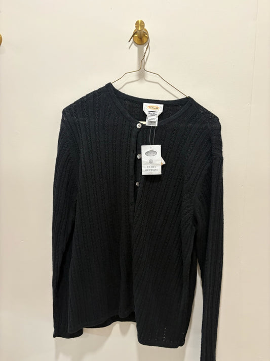 Talbots Sweater Medium Black