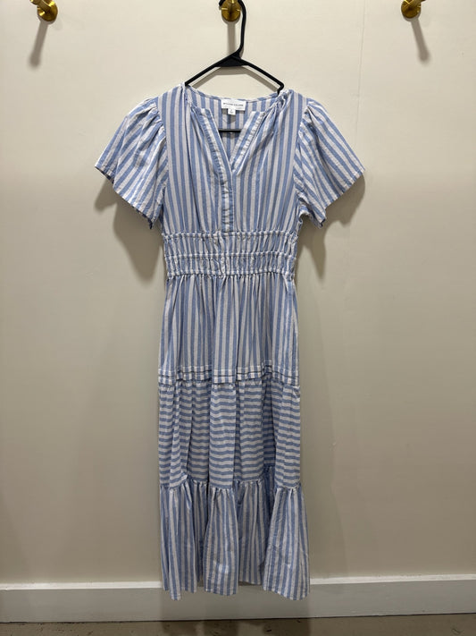 MILLION COLORS Dress Small Blue and White