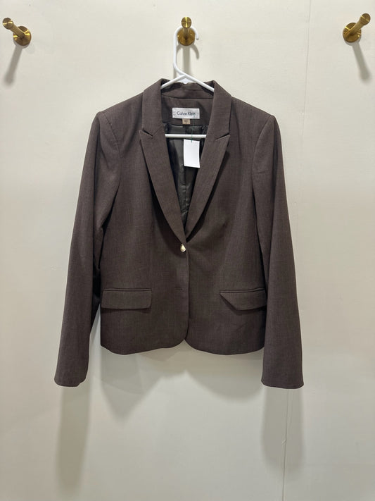 Calvin Klein Blazer 12 Brown