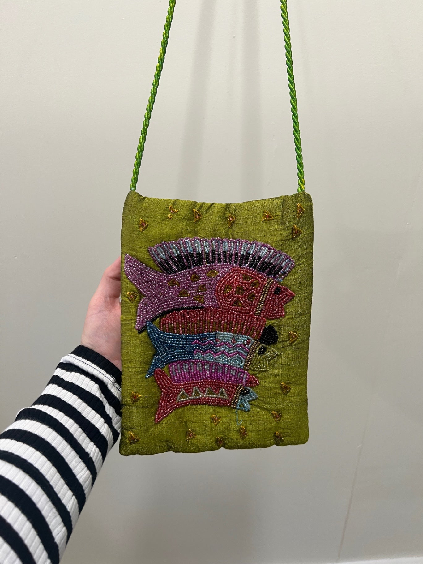 BAG Green and multicolored