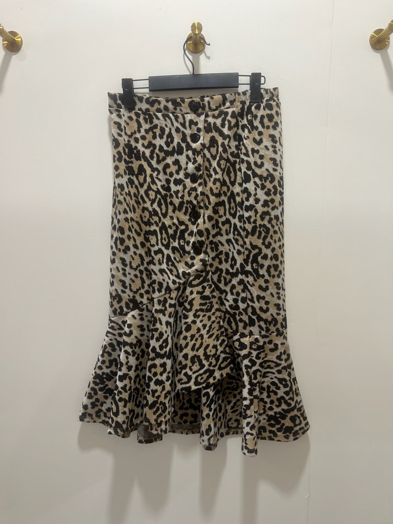 Cato Skirt XS Beige with black