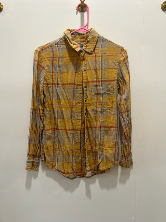 Aerie Shirt Small Yellow